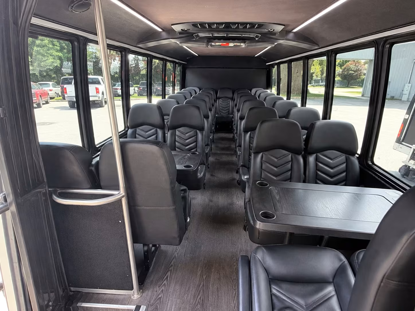 15 passenger minibus interior