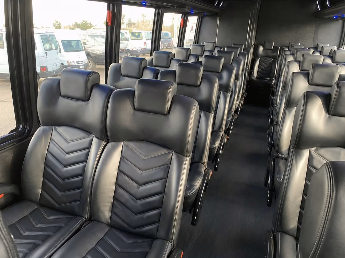 18 passenger minibus inside