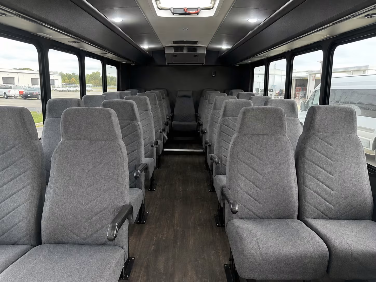 20 passenger minibus interior