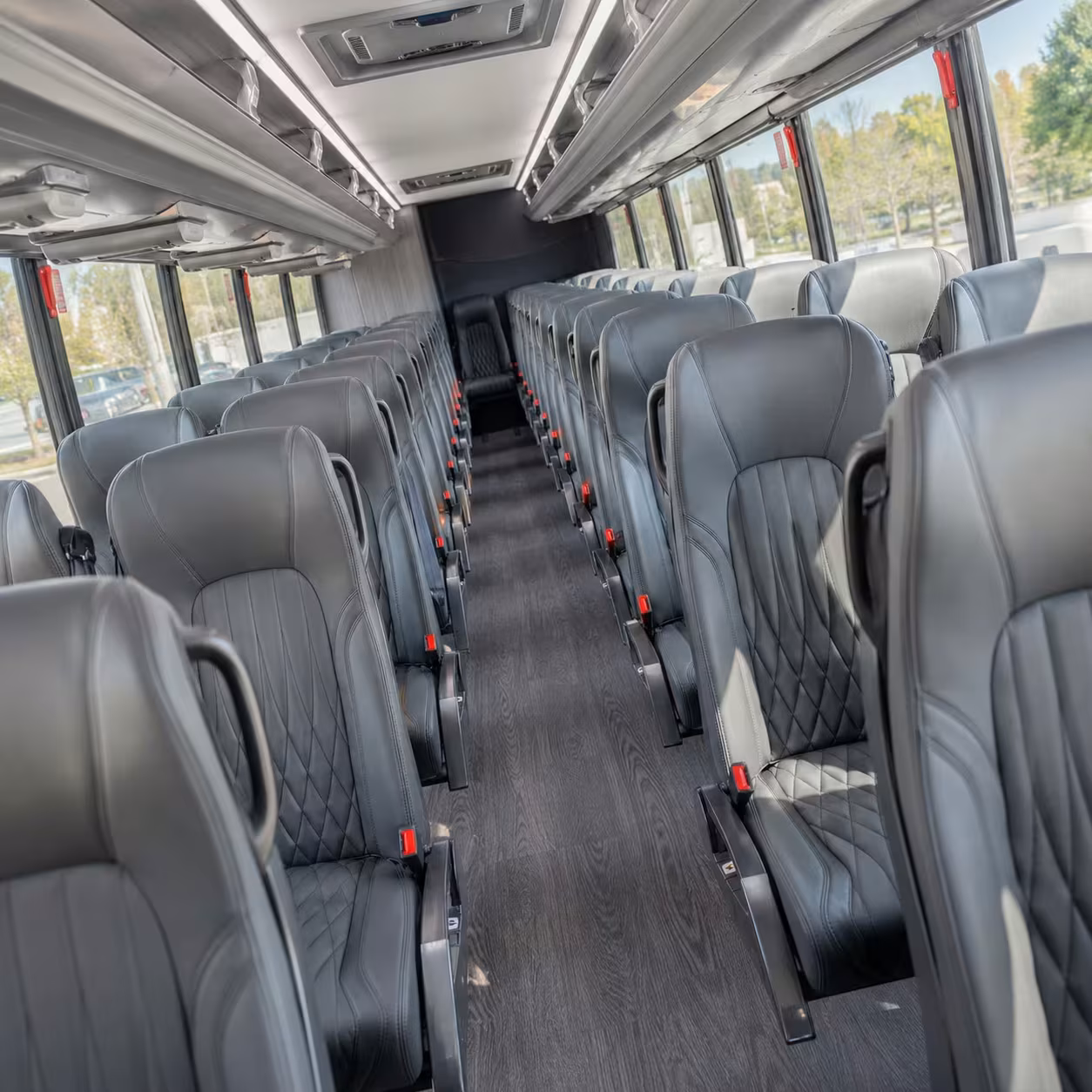 28 passenger minibus interior