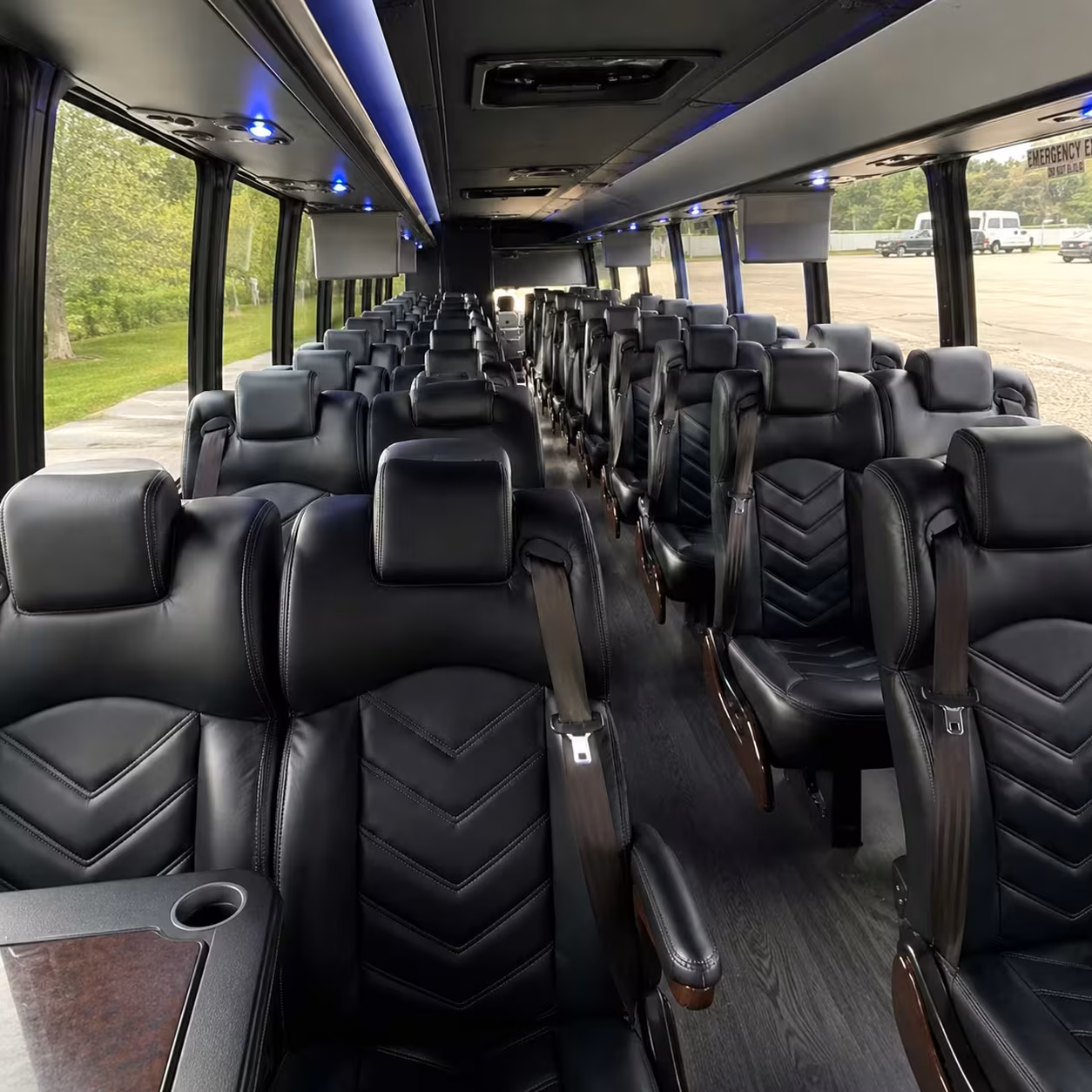 30 passenger minibus inside