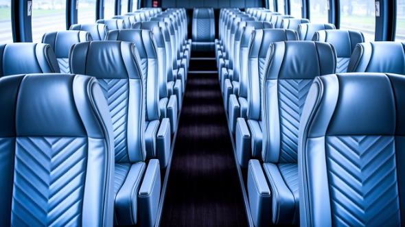 50 passenger charter bus interior