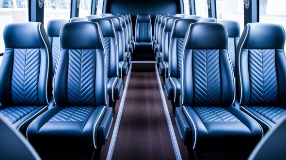warwick 18 passenger minibus inside