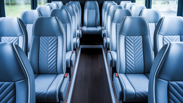 warwick 35 passenger minibus inside