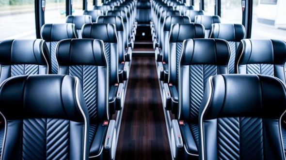 warwick 54 passenger charter bus inside