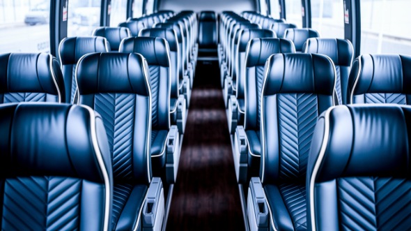 warwick 56 passenger charter bus rental
