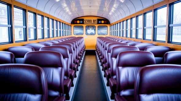 warwick school bus rental inside